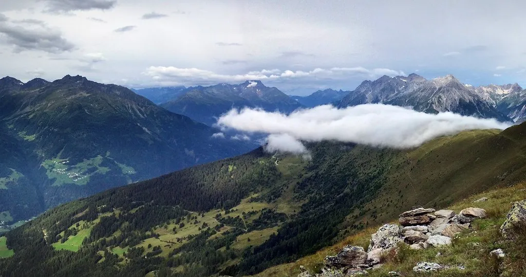 Zams and the Inn valley, near Hotel Jägerhof