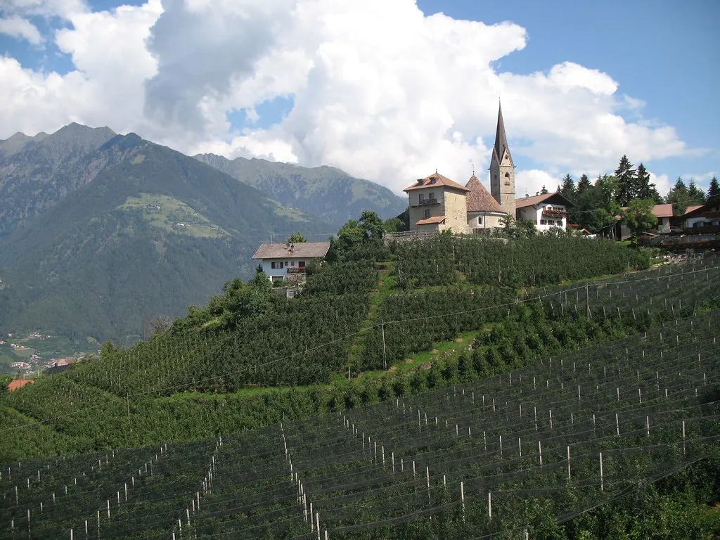 San Giorgio above Schenna, near Hotel Walter