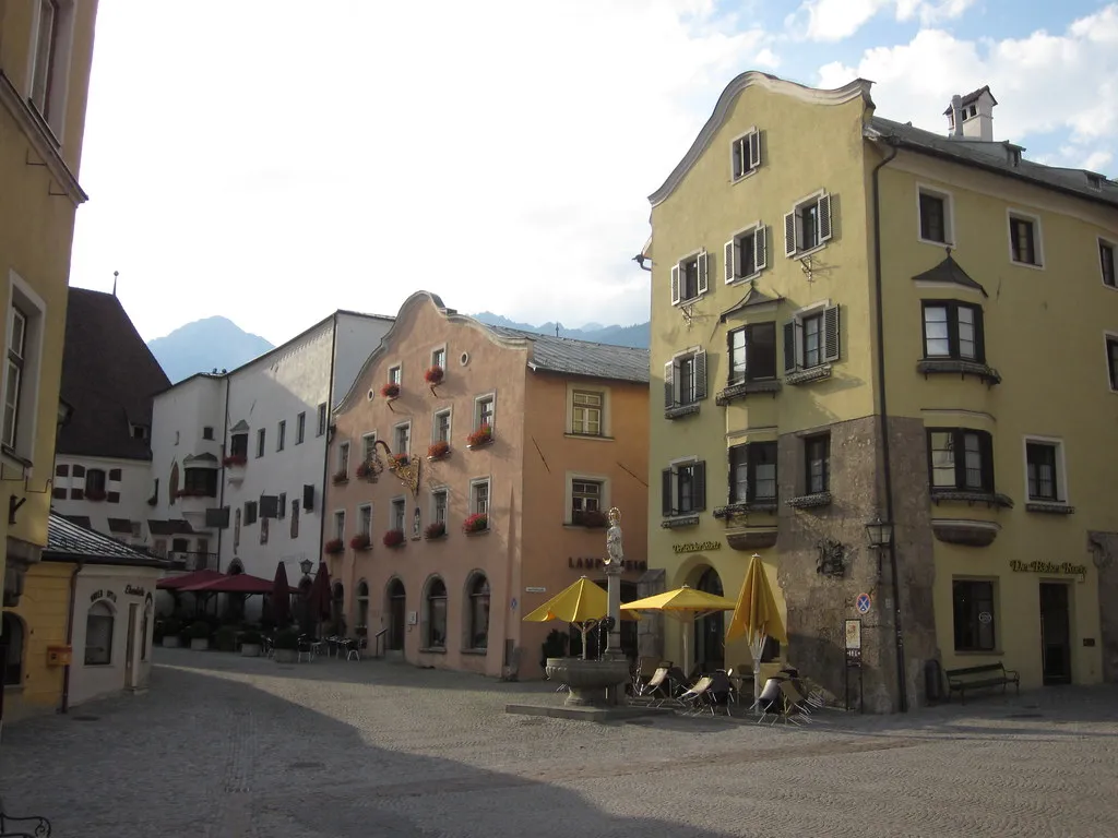 Hall in Tirol old town, near HWest Hotel Hall