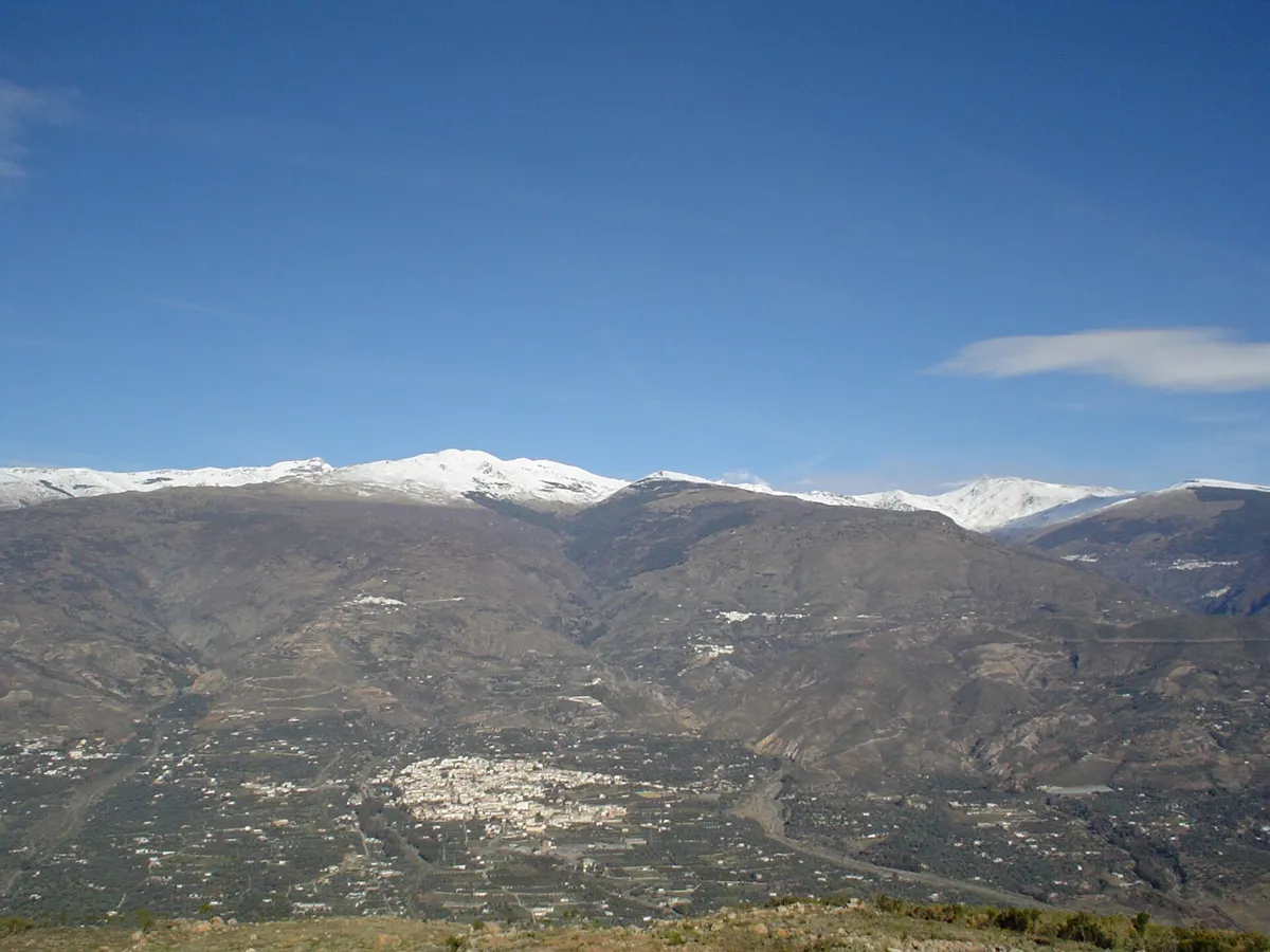 Órgiva under the Sierra Nevada, near Hotel Taray Botánico
