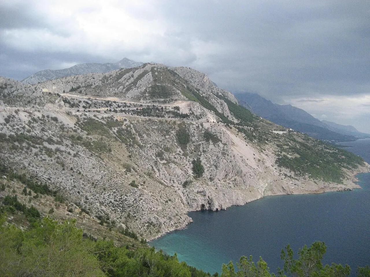 Adriatic Coast Road D8, Dalmatian coast