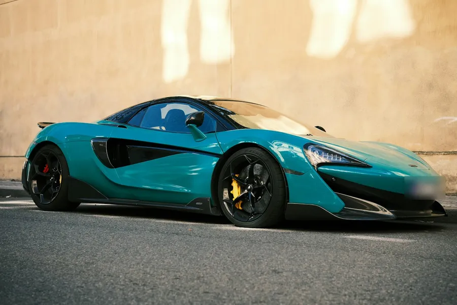 A McLaren 600LT parked on the street